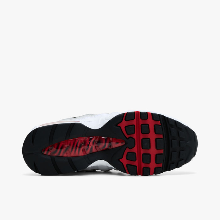 Nike Air Max 95 White / Comet Red - Neutral Grey