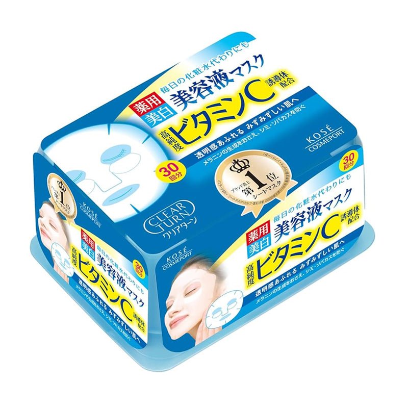 Clear Turn Essence Mask Vitamin C (30 Masks)