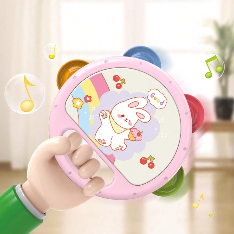 Children's Rattle Toy- Early Learning Handheld Musical Instrument Toy, Suitable For Music Education, Parties And Concerts, Perfect As Birthday And Holiday Gifts, Grip Atmosphere Instrument