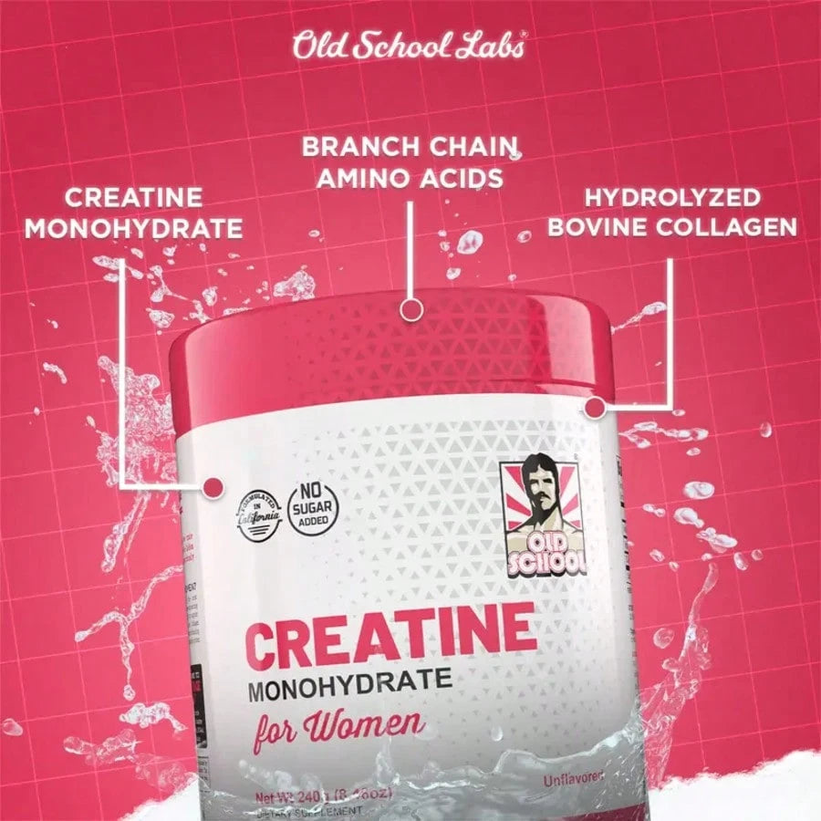 Creatine Monohydrate For Women – 1-Pack| Unflavored Pure Powder, No Sugar| Supports Strength, Endurance & Lean Muscle| Gym & Fitness Essential – Best Value – Stock Up!