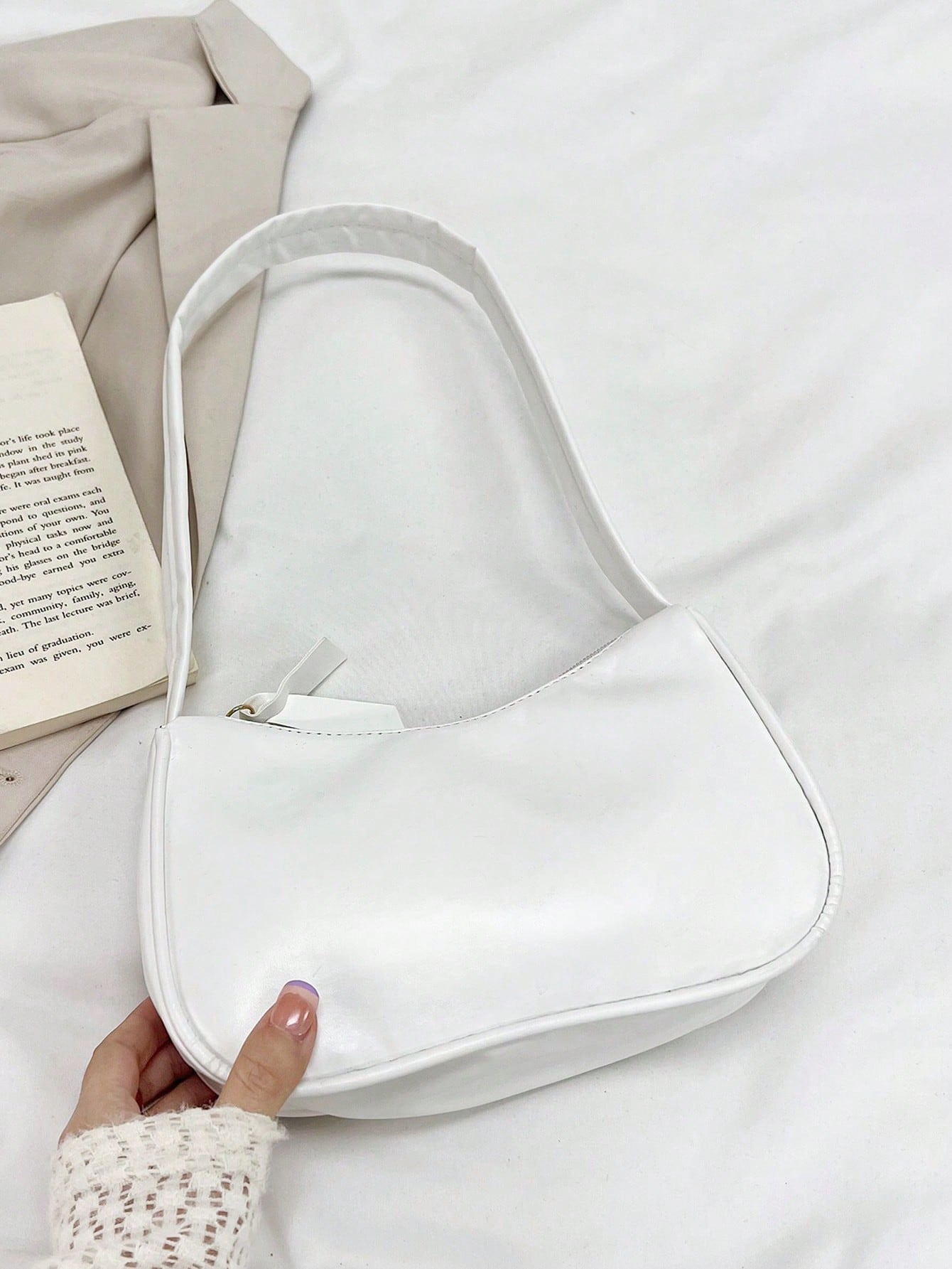 Fashionable New Candy Color Cloud Shaped Shoulder Bag, Cute Underarm Bag, Kawaii