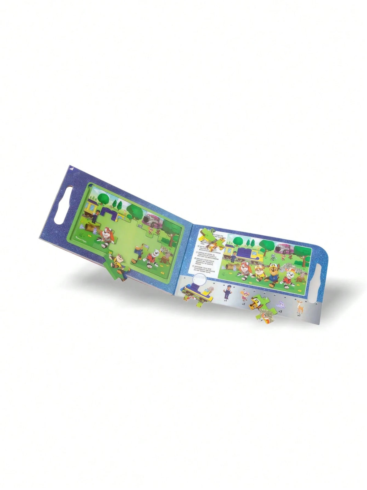 Melissa & Doug Paw Patrol Series- 2-In-1 Magnetic Jigsaw Puzzles, Portable Double-Sided Puzzle For Kids