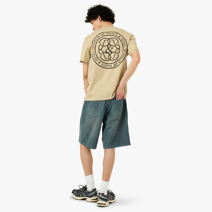 Museum of Peace & Quiet Symbol T-Shirt / Tan
