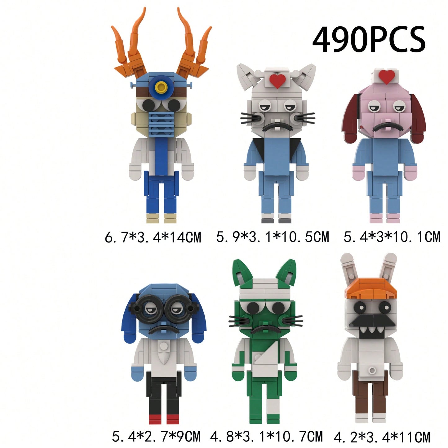 New Animal Hospital Anima Hospital Game Peripheral Assembly Toy Building Block Model Figure Gift
