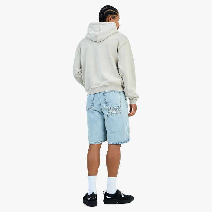 Patta Light Wash Denim Shorts / Light Blue Denim