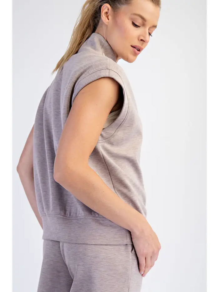 Rae Mode Modal Poly V-neck Sleeveless Top