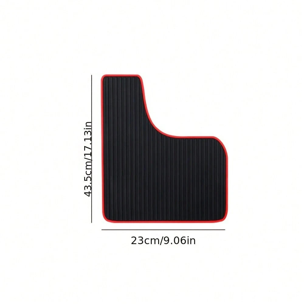 Universal Soft Rubber Car Mudguards- SUV, Sedan, Truck, Pickup Truck Car Modification Accessories Front And Rear Wheel Mudguards