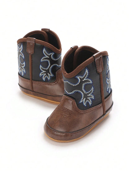0-1 Year Old Infant Vintage Warm Boots, Winter