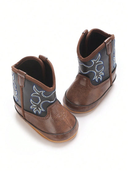 0-1 Year Old Infant Vintage Warm Boots, Winter