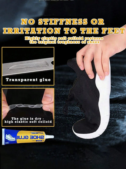 1/2/3pcs 60ml Shoe Glue, Special Shoe Glue, Shoe Repair Glue, Waterproof Shoes, Strong Shoe Repair Adhesive, Home & Outdoor Shoe Repair Tool, Quick Drying Bonding Agent