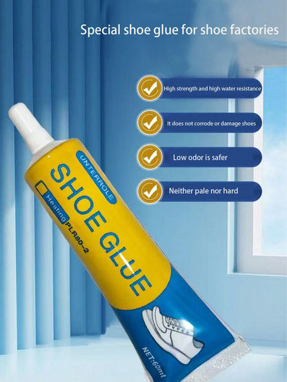 1/2/3pcs 60ml Shoe Glue, Special Shoe Glue, Shoe Repair Glue, Waterproof Shoes, Strong Shoe Repair Adhesive, Home & Outdoor Shoe Repair Tool, Quick Drying Bonding Agent
