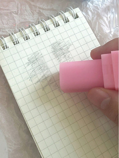 1/2/4/24pcs Milk Erasers, Mini Banana Chocolate Milk Carton Shaped, Low Dust PVC Material, For Pencil Cleaning, Suitable For Back To School Students, Graduation Season, Office