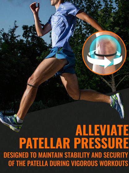 1-2-4Pcs Patella Tendon Support Belt, Knee And Patella Stabilizer Knee Belt Support, Suitable For Hiking, Football, Basketball, Running, Jumper Knee, Tennis, Volleyball And Squat ﻿