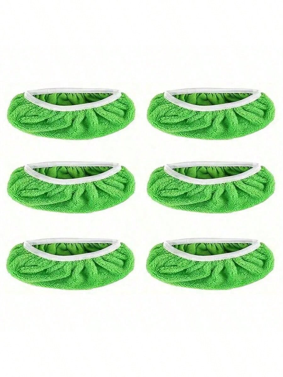 1/2/4pcs Reusable Mop Pads- Washable, High Absorbency Flat Surface Cleaning Cloth, Suitable For Dry And Wet Cleaning, Easy To Clean, Polyester Fiber (Mop Not Included)