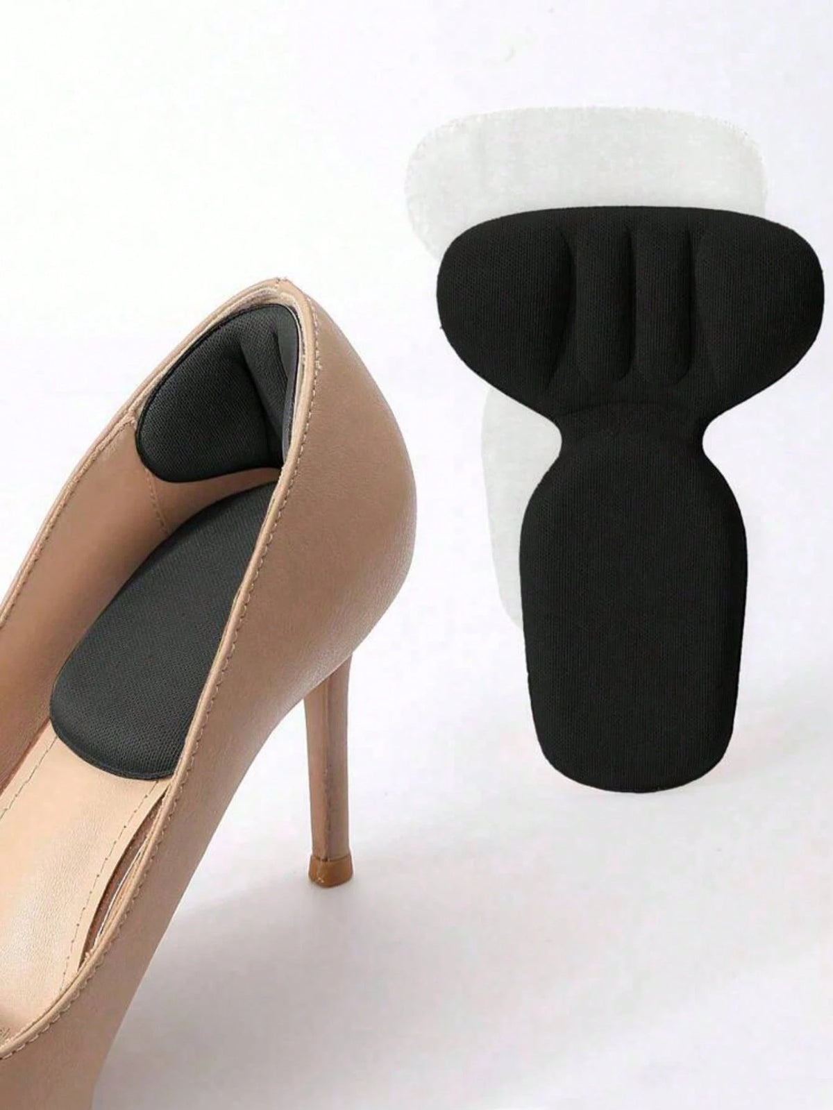 1/2/5Pairs Heel Grips Liner Cushions Inserts For Loose Shoes, Heel Pads Snugs For Shoe Too Big Men Women, Filler Improved Shoe Fit And Comfort, Prevent Heel Slip And Blister For Women High Heels Wome