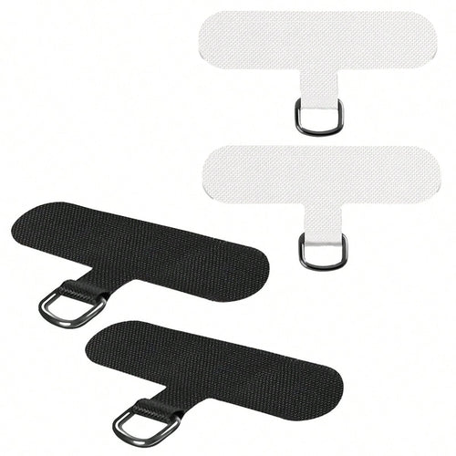 1/2/5pcs Phone Tether Tab For Phone, Cell Phone Lanyard Patch, Phone Strap Replacement Part For All Full Phone Cases (Black&White)