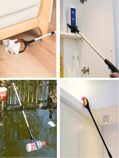 1/2pcs 360° Rotating Lightweight Durable 32" Trash Picker Reacher Tool For Elderly, Household Cleaning Supplies, Suitable For Elderly And Mother's Day Gift