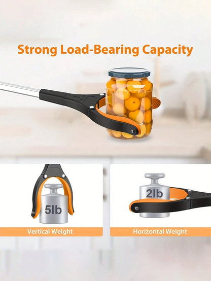 1/2pcs 360° Rotating Lightweight Durable 32" Trash Picker Reacher Tool For Elderly, Household Cleaning Supplies, Suitable For Elderly And Mother's Day Gift
