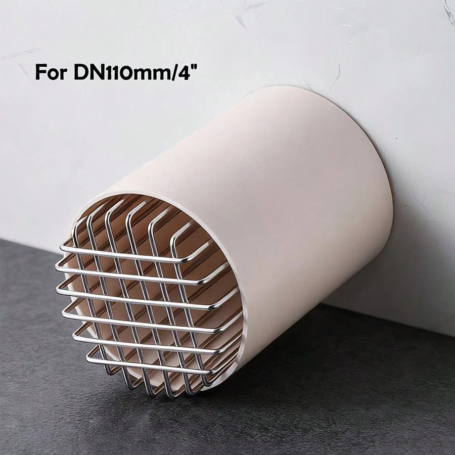 1/2pcs Home Improvement Pipe Protection Net- Wire Mesh Drain Plug, Anti-Rodent And Bird Net Cover, Round Floor Drain And Fume Extractor Filter Net Cover, PVC Drain Pipe Protection Net, Bathroom Venti