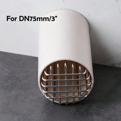 1/2pcs Home Improvement Pipe Protection Net- Wire Mesh Drain Plug, Anti-Rodent And Bird Net Cover, Round Floor Drain And Fume Extractor Filter Net Cover, PVC Drain Pipe Protection Net, Bathroom Venti