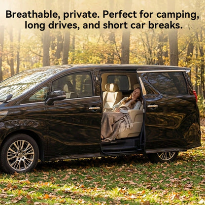 1/2pcs Portable Car Windshield Sunshade, Front And Rear Window Sun Curtains, Foldable For Easy Storage, Magnetic Adsorption For Stable Protection, Car Sun Protection Accessories, Effectively Blocks Su