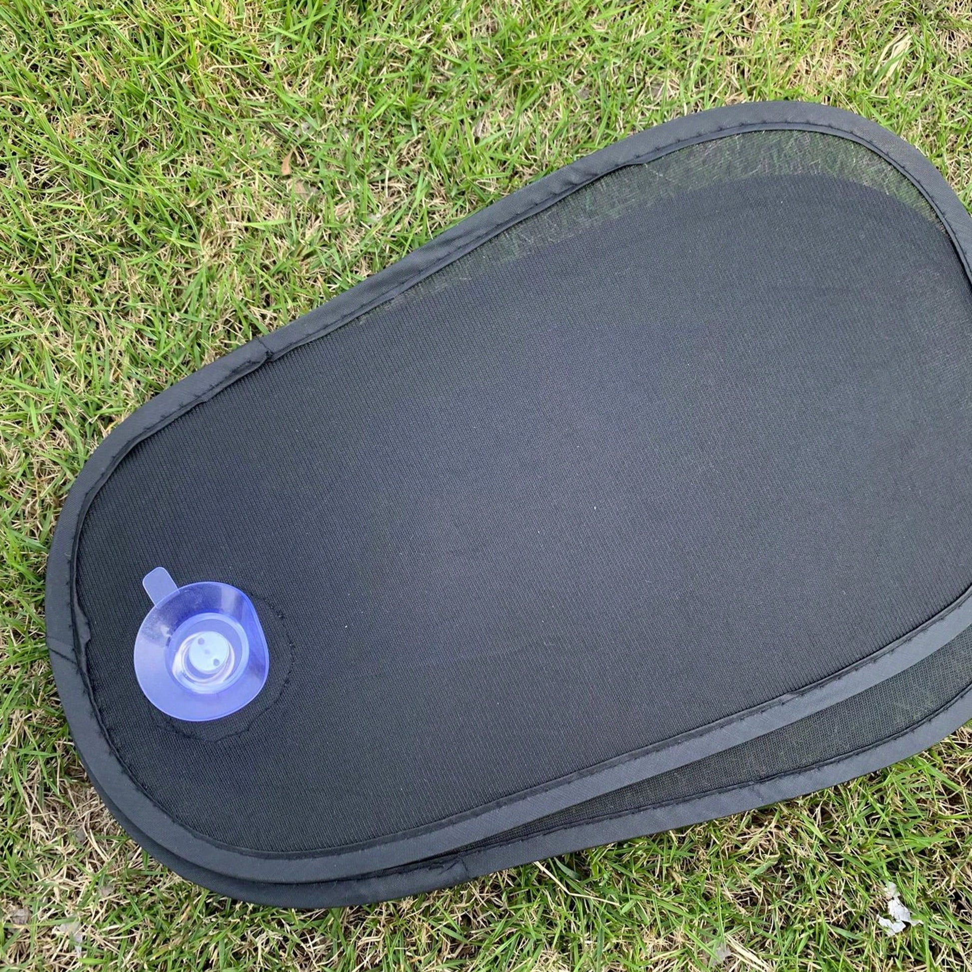 1/2pcs Rotatable Adjustable Car Side Window Sunshade, Sun Protection & Heat Insulation, Unobstructed Panoramic Sunroof Mesh, For Parking Use Only. Adjustable Foldable Car Side Window Sunshade, Sun Pro