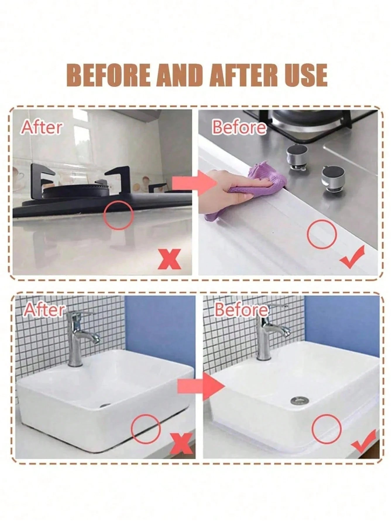 1/3/5m Bathroom Kitchen Caulk Tape Sealant Strip, 2.2cm Width, Self-Adhesive Bathtub & Wall Caulking Tape Sealant, Caulk Strip, Sealant Tape, Sink, Bathroom, Tub, Floor & Wall Edge Protector Caulk Sea