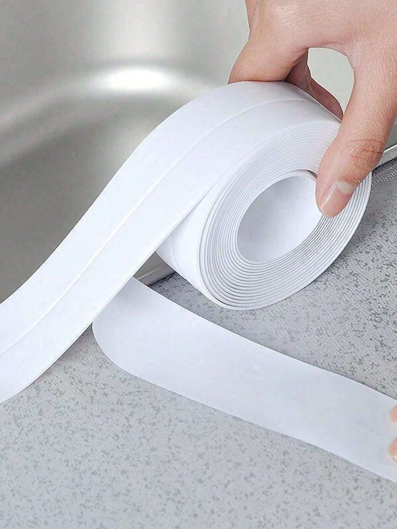 1/3/5m Bathroom Kitchen Caulk Tape Sealant Strip, 2.2cm Width, Self-Adhesive Bathtub & Wall Caulking Tape Sealant, Caulk Strip, Sealant Tape, Sink, Bathroom, Tub, Floor & Wall Edge Protector Caulk Sea