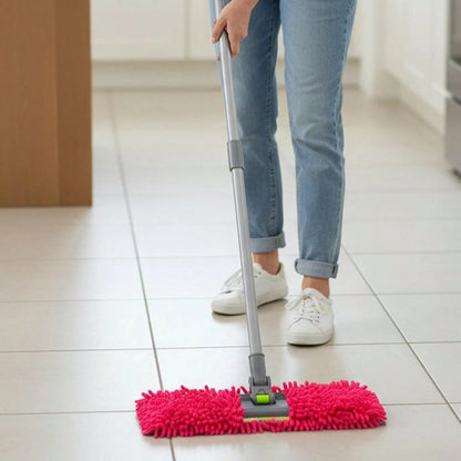 1/3/6pcs Chenille Wet Mop Replacement Heads, Flat Spray Mop Accessories Mop Cloth Replacement Pack, Thickened Chenille Material Strong Water Absorption And Dust Removal, Washable And Durable Without D