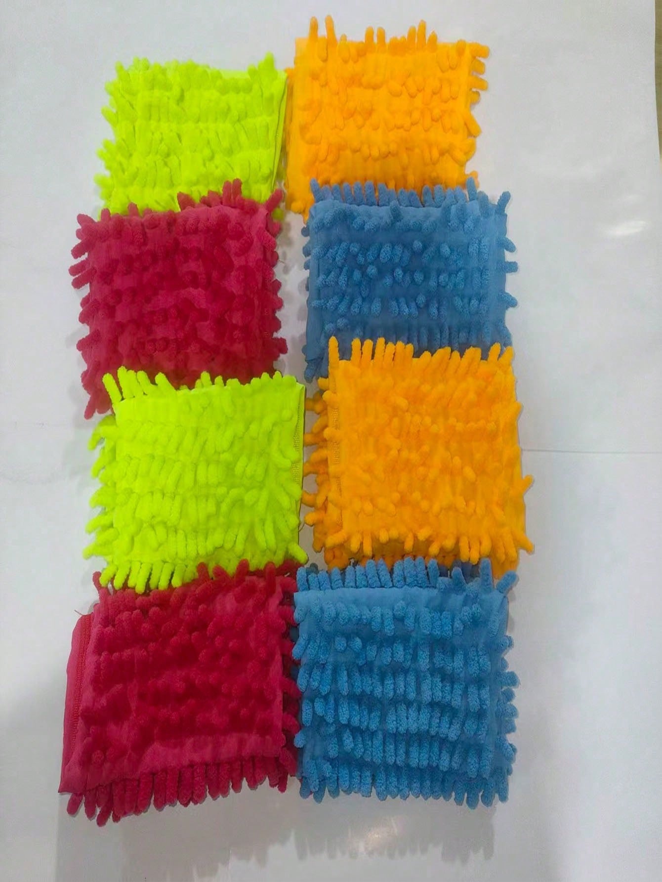 1/3/6pcs Chenille Wet Mop Replacement Heads, Flat Spray Mop Accessories Mop Cloth Replacement Pack, Thickened Chenille Material Strong Water Absorption And Dust Removal, Washable And Durable Without D