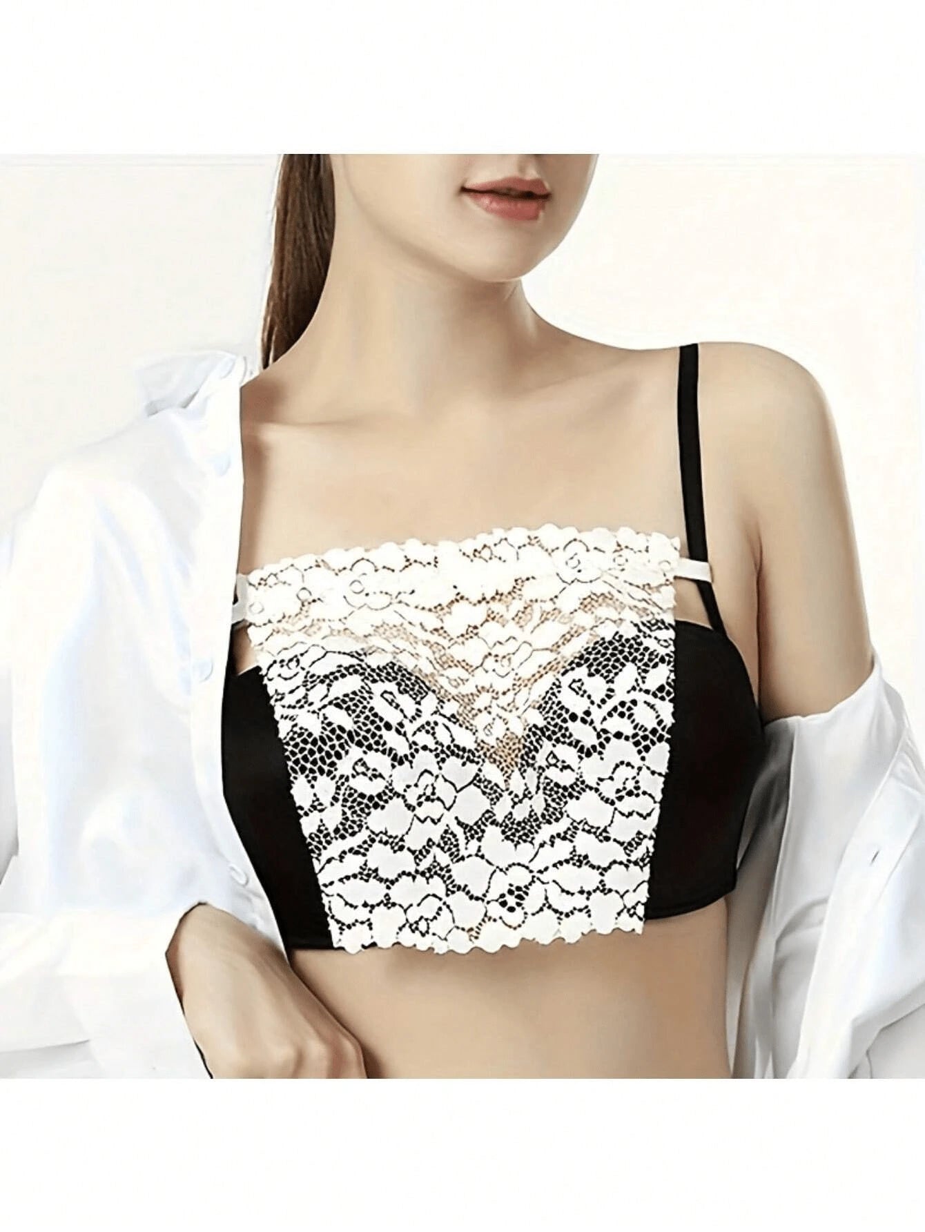 1/3/9pcs Elegant Floral Anti-Light Lingerie Fabric - Fashionable Comfortable Lingerie Decorative Fabric, Suitable For Back To School, Wedding, Birthday Gifts, Washable, Exquisite Lace Trim, Suitable F