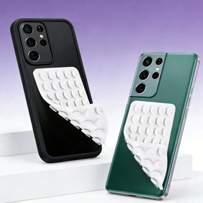 1/3PCS Double-Sided 40-Bead Thickened & Reinforced Phone Anti-Slip Sticker, Power Bank & Phone Case Back Adhesive Suction Cup, Compatible With Most Phones- Durable Adhesive Silicone Stand, Can Be Att