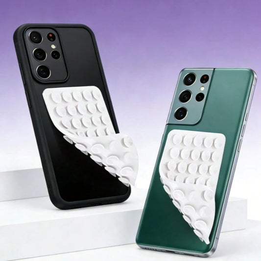 1/3PCS Double-Sided 40-Bead Thickened & Reinforced Phone Anti-Slip Sticker, Power Bank & Phone Case Back Adhesive Suction Cup, Compatible With Most Phones- Durable Adhesive Silicone Stand, Can Be Att