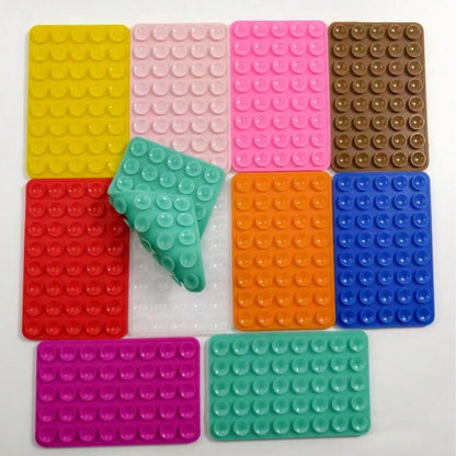 1/3PCS Double-Sided 40-Bead Thickened & Reinforced Phone Anti-Slip Sticker, Power Bank & Phone Case Back Adhesive Suction Cup, Compatible With Most Phones- Durable Adhesive Silicone Stand, Can Be Att