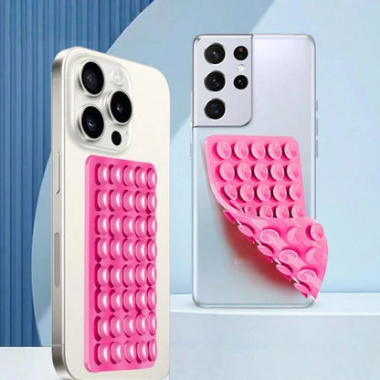 1/3PCS Double-Sided 40-Bead Thickened & Reinforced Phone Anti-Slip Sticker, Power Bank & Phone Case Back Adhesive Suction Cup, Compatible With Most Phones- Durable Adhesive Silicone Stand, Can Be Att