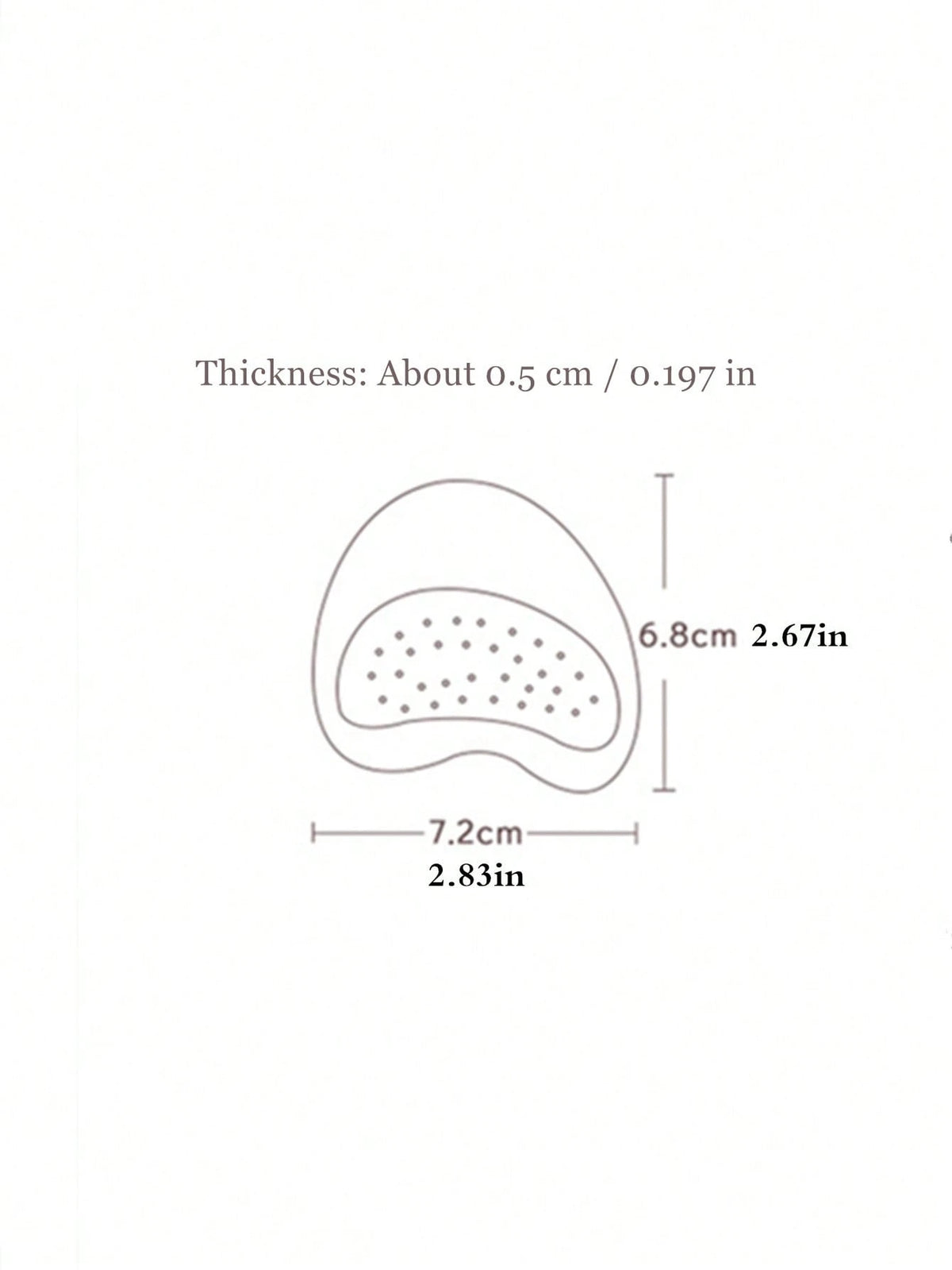 1-5 Pairs Soft Shock-Absorbing, Sweat-Absorbing, Anti-Slip Leather Forefoot Pads For High Heels, Suitable For Summer Sandals, Self-Adhesive Invisible Forefoot Pads