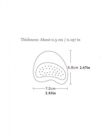 1-5 Pairs Soft Shock-Absorbing, Sweat-Absorbing, Anti-Slip Leather Forefoot Pads For High Heels, Suitable For Summer Sandals, Self-Adhesive Invisible Forefoot Pads