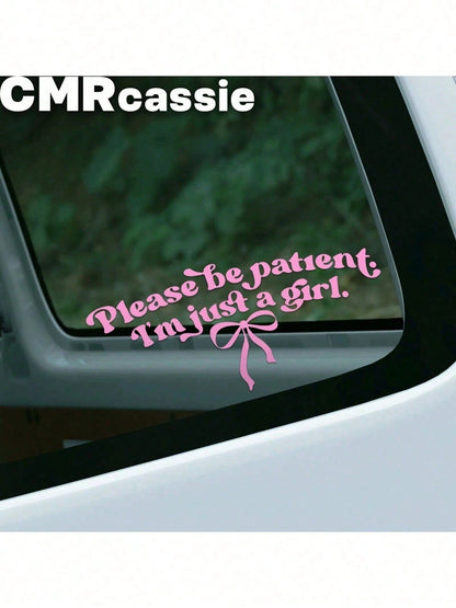 1 Car Exterior Sticker, Home Decor Sticker, Personalized Text Sticker
