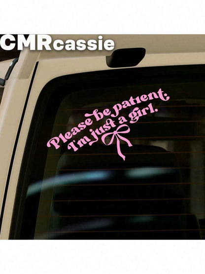 1 Car Exterior Sticker, Home Decor Sticker, Personalized Text Sticker