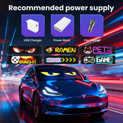1 Pack 16*64 Pixel RGB Soft Screen Light, USB 5V APP+Remote Control