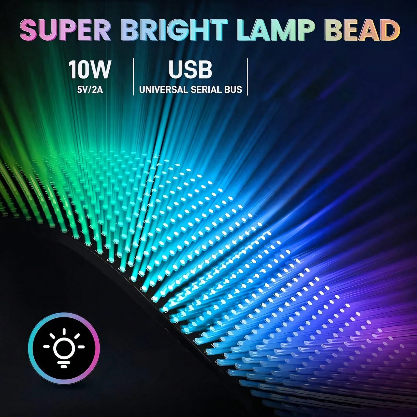1 Pack 16*64 Pixel RGB Soft Screen Light, USB 5V APP+Remote Control