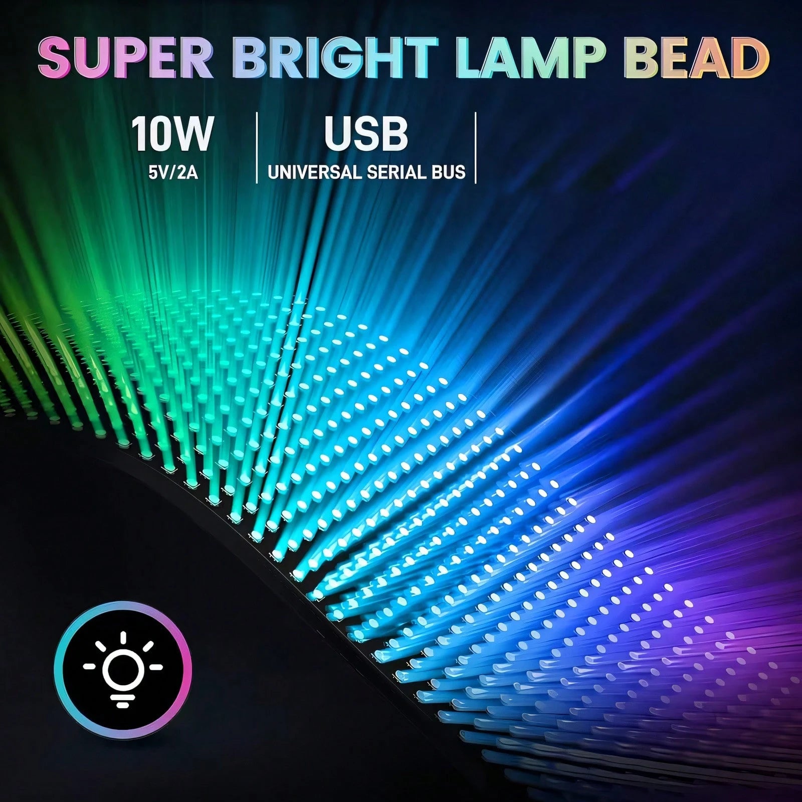 1 Pack 16*64 Pixel RGB Soft Screen Light, USB 5V APP+Remote Control