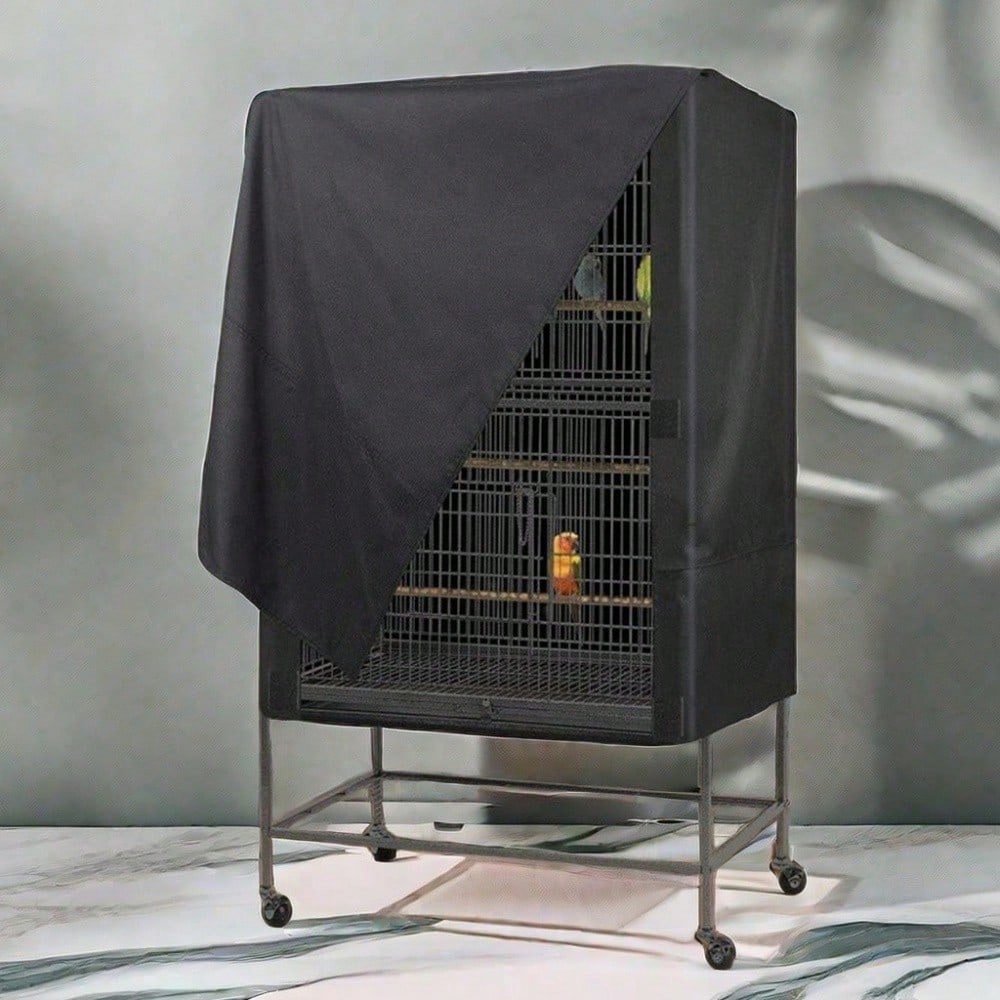 1 Pack Bird Cage Cover, Durable Washable Wind Resistant Bird Cage Accessory, Privacy Light Block Shield For Parrots & Small Pets, Indoor & Outdoor Use, Perfect Gift For Bird Owners