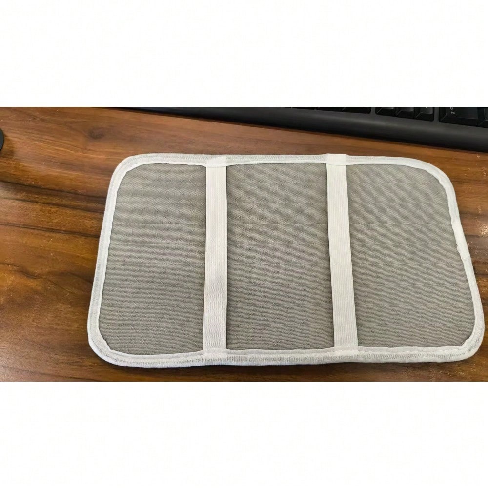 1-Pack Black Diamond Quilted Pattern Car Armrest Cushion| Non Slip Design, Scratch And Spill Proof, Universal Fit For Sedans, SUVs, Pickup Trucks, Stylish Interior Decor Protector, Durable Polyester