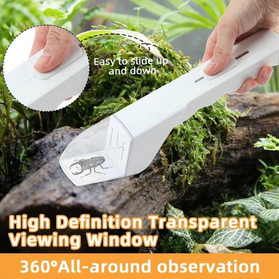 1-Pack Handheld Insect Trap Releaser, Portable Insect Catcher, Quick Release, Pest Control Tool For Home And Garden, No Batteries Required