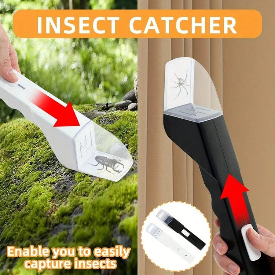 1-Pack Handheld Insect Trap Releaser, Portable Insect Catcher, Quick Release, Pest Control Tool For Home And Garden, No Batteries Required