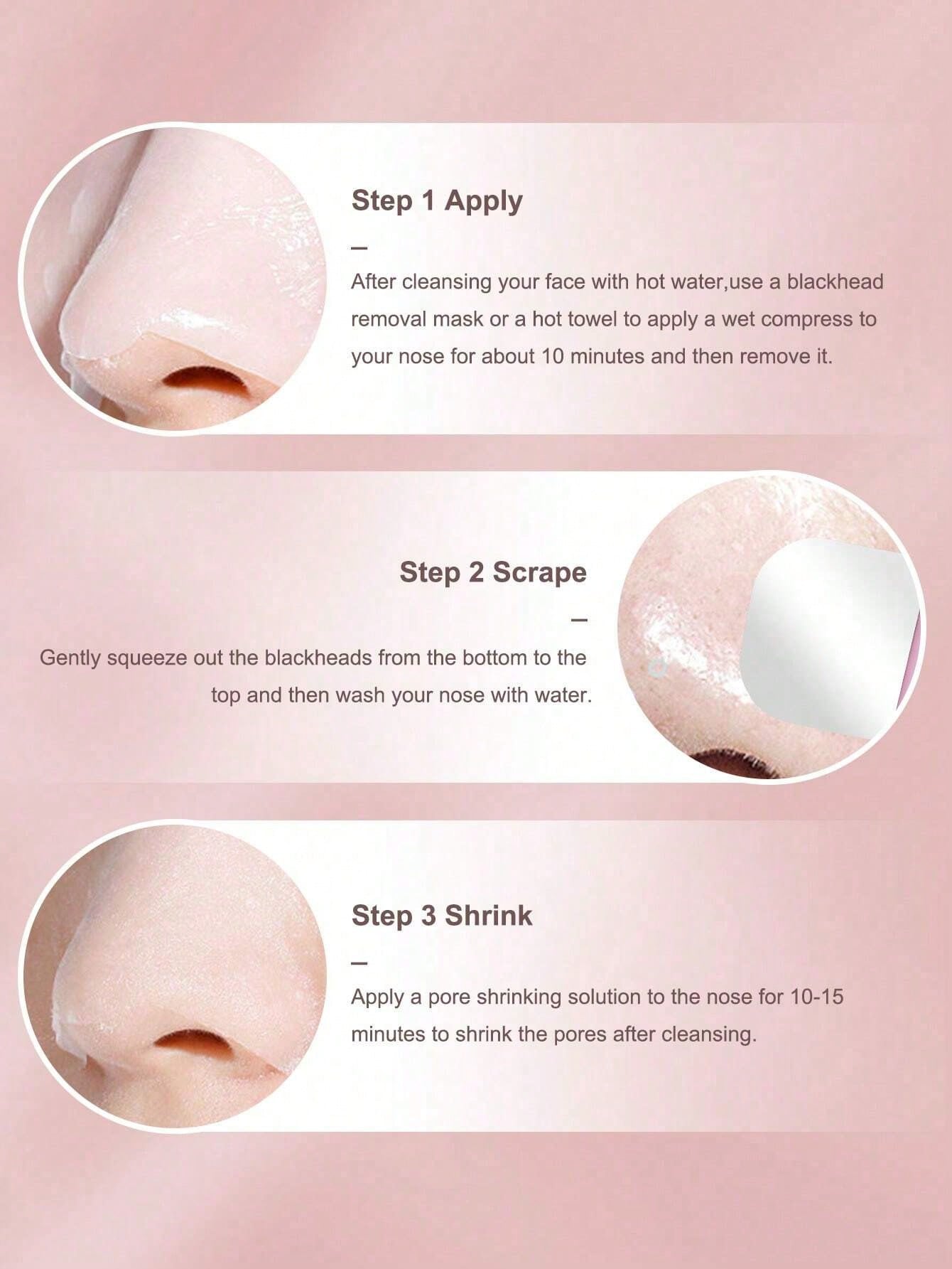 1 Pack Silicone Nose Brush, Facial Pore Cleaner, Portable Blackhead Massage Brush, Beauty Cleansing Tools Facial Cleansing, Facial Brush, Blackhead Shovel