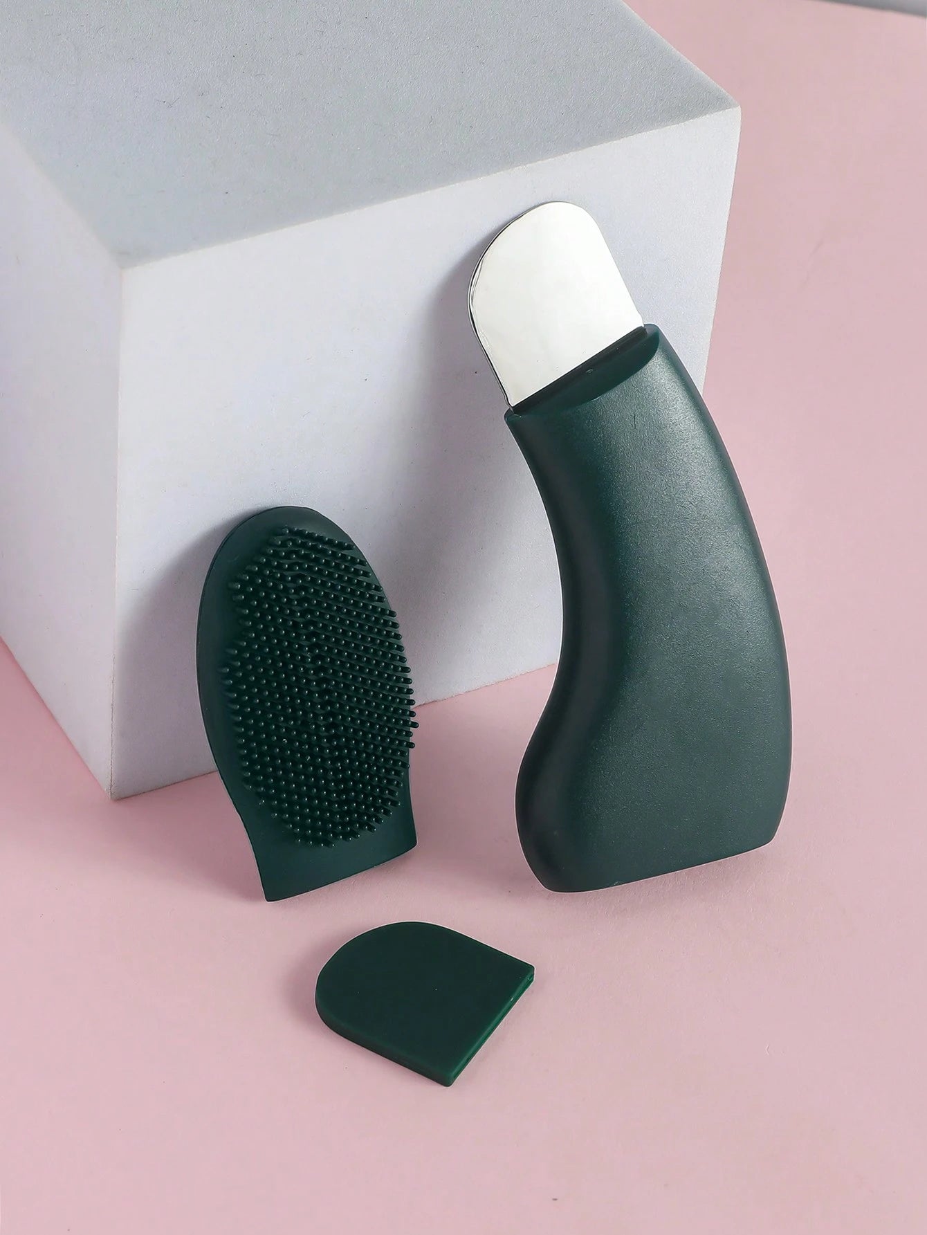 1 Pack Silicone Nose Brush, Facial Pore Cleaner, Portable Blackhead Massage Brush, Beauty Cleansing Tools Facial Cleansing, Facial Brush, Blackhead Shovel