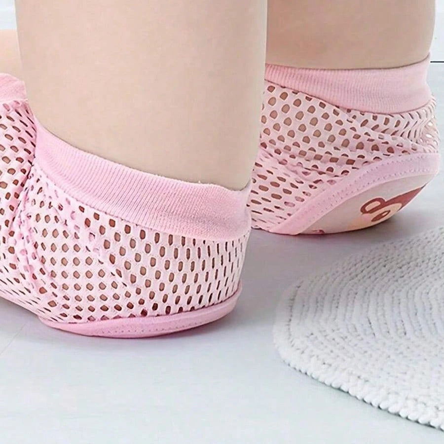 1 Pair Baby Breathable Mesh Knee Pads, Toddler Anti-Fall Crawling Protective Gear, Summer Thin Crawling Knee Pads