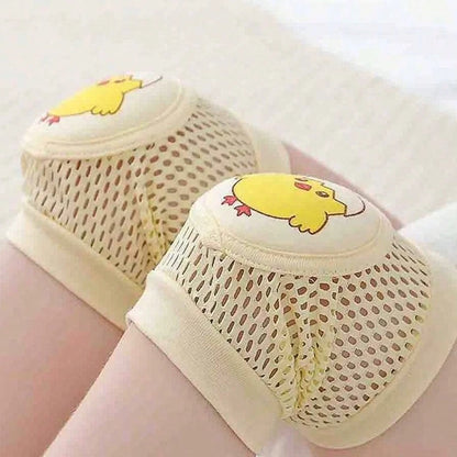 1 Pair Baby Breathable Mesh Knee Pads, Toddler Anti-Fall Crawling Protective Gear, Summer Thin Crawling Knee Pads